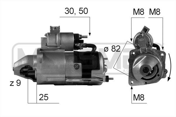 MESSMER starteris 220158