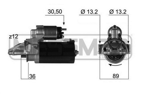 MESSMER starteris 220353