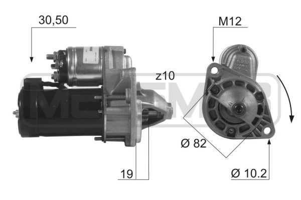 MESSMER starteris 220401