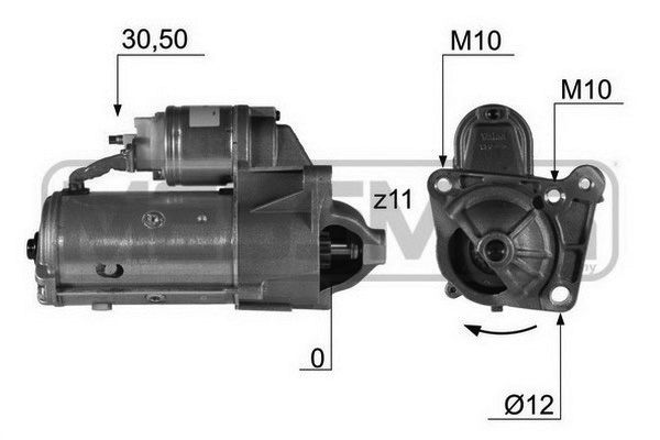 MESSMER starteris 220436