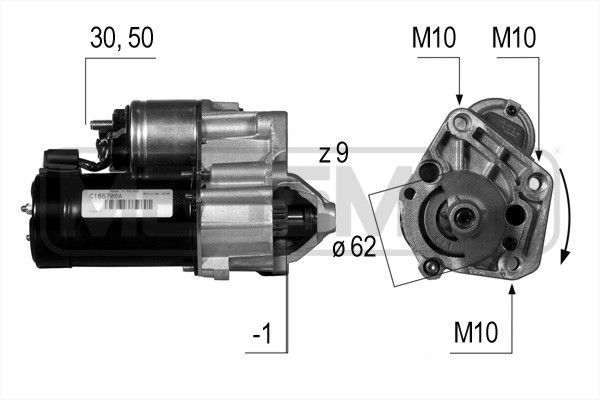 MESSMER starteris 220465