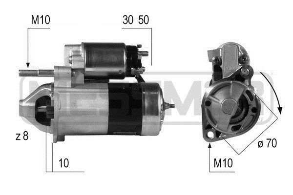 MESSMER starteris 220500