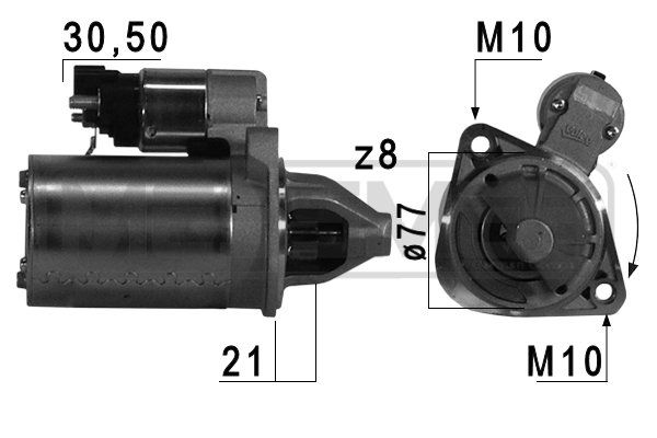 MESSMER starteris 220744