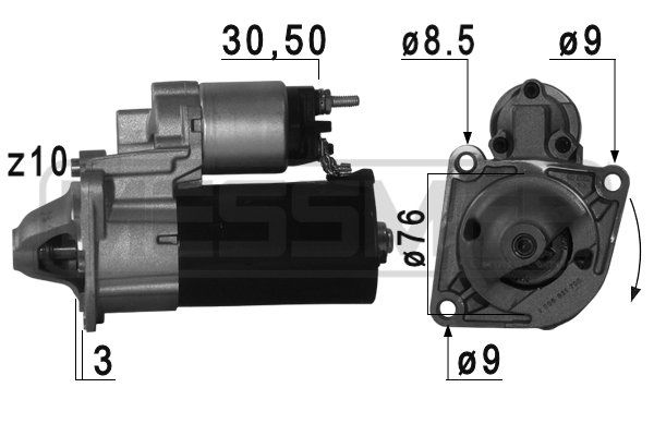 MESSMER starteris 220756