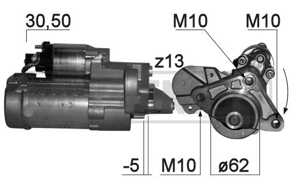 MESSMER Стартер 220836