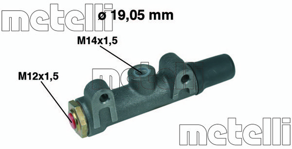 METELLI Главный тормозной цилиндр 05-0002