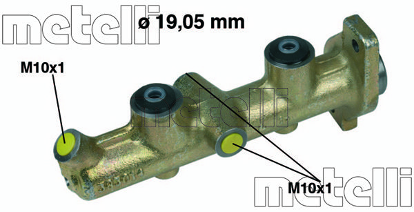 METELLI Главный тормозной цилиндр 05-0036
