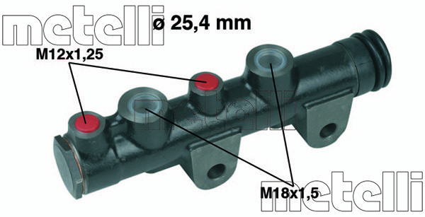 METELLI pagrindinis cilindras, stabdžiai 05-0101