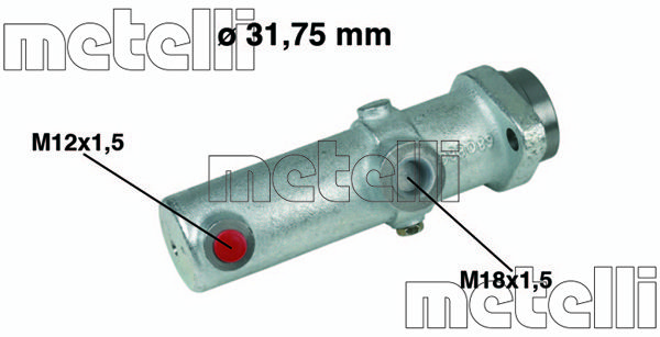 METELLI Главный тормозной цилиндр 05-0151