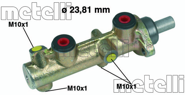 METELLI pagrindinis cilindras, stabdžiai 05-0203