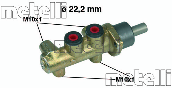 METELLI Главный тормозной цилиндр 05-0217