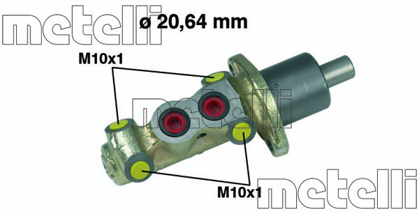 METELLI pagrindinis cilindras, stabdžiai 05-0226