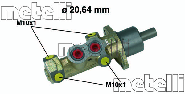 METELLI Главный тормозной цилиндр 05-0232