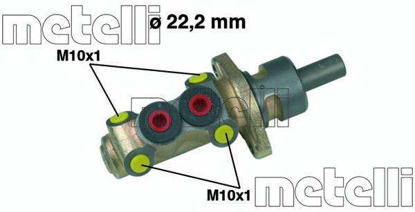 METELLI Главный тормозной цилиндр 05-0258
