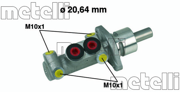 METELLI Главный тормозной цилиндр 05-0277