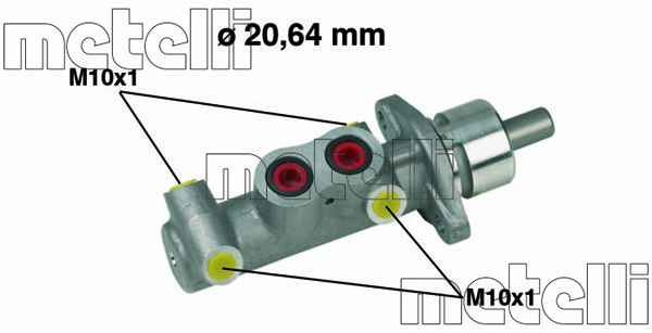 METELLI pagrindinis cilindras, stabdžiai 05-0289