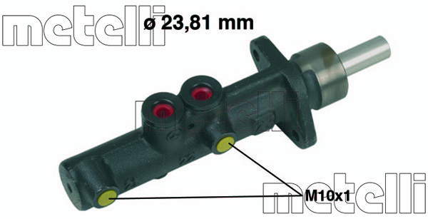 METELLI Главный тормозной цилиндр 05-0308