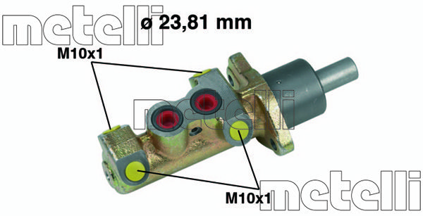 METELLI Главный тормозной цилиндр 05-0325