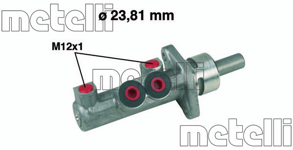 METELLI Главный тормозной цилиндр 05-0385