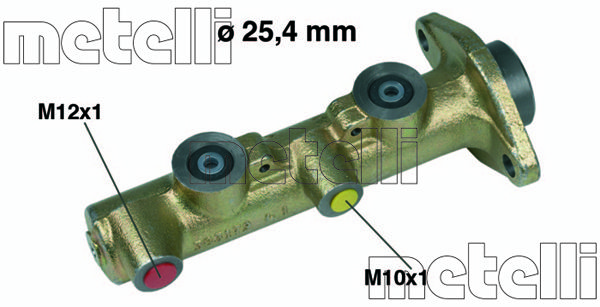 METELLI Главный тормозной цилиндр 05-0389