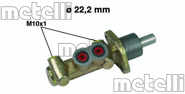 METELLI Главный тормозной цилиндр 05-0456