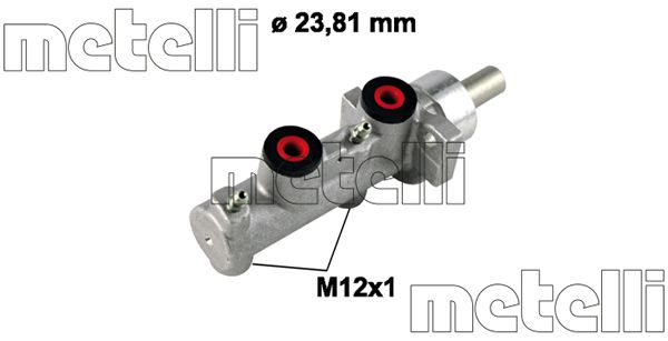 METELLI Главный тормозной цилиндр 05-0600