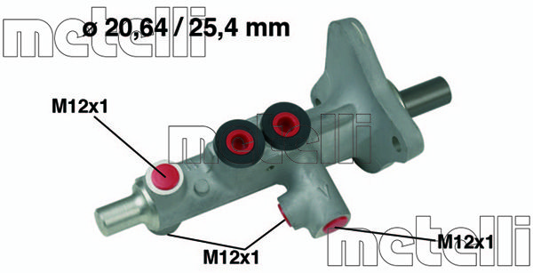 METELLI Главный тормозной цилиндр 05-0628