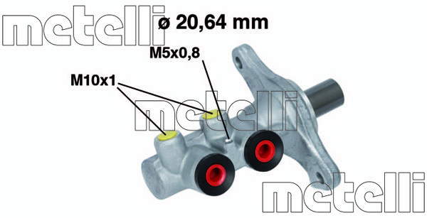 METELLI Главный тормозной цилиндр 05-0682