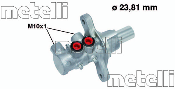 METELLI Главный тормозной цилиндр 05-0703