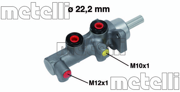 METELLI pagrindinis cilindras, stabdžiai 05-0755