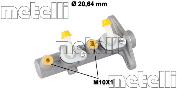 METELLI Главный тормозной цилиндр 05-0827