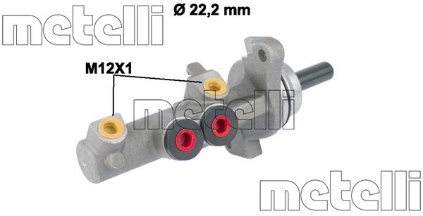 METELLI pagrindinis cilindras, stabdžiai 05-0833