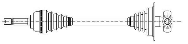 METELLI kardaninis velenas 17-0317