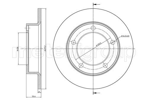 METELLI Тормозной диск 23-0206