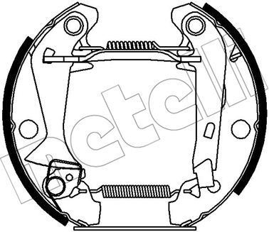 METELLI Комплект тормозных колодок 51-0373