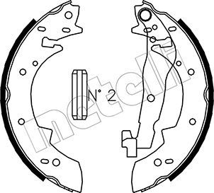 METELLI Комплект тормозных колодок 53-0014