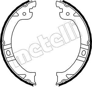 METELLI Комплект тормозных колодок, стояночная тормозная с 53-0027