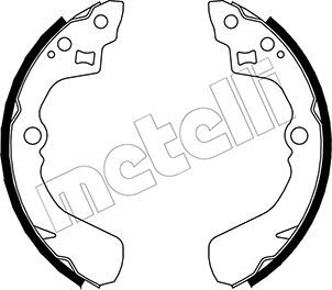 METELLI Комплект тормозных колодок 53-0037