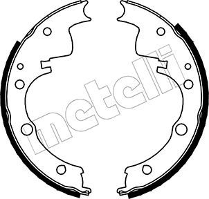 METELLI Комплект тормозных колодок 53-0064