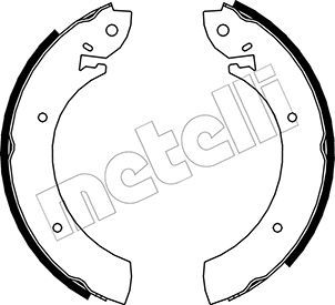 METELLI stabdžių trinkelių komplektas 53-0100