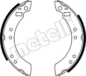 METELLI stabdžių trinkelių komplektas 53-0103