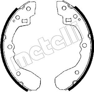 METELLI Комплект тормозных колодок 53-0201