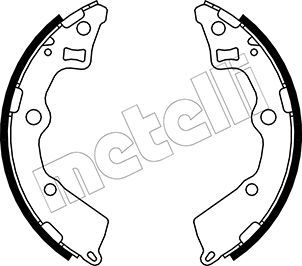 METELLI stabdžių trinkelių komplektas 53-0229