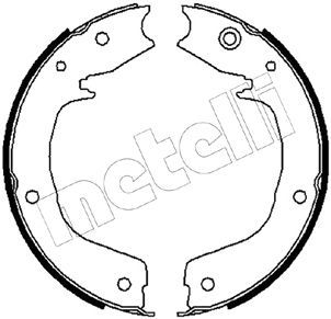 METELLI Комплект тормозных колодок, стояночная тормозная с 53-0267