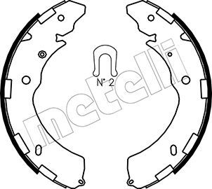 METELLI Комплект тормозных колодок 53-0269
