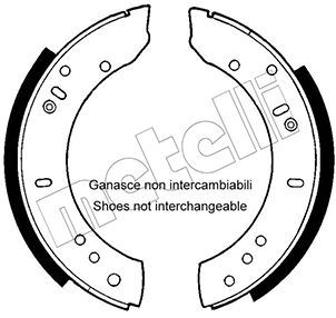 METELLI Комплект тормозных колодок 53-0366