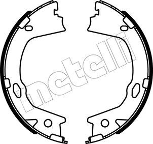 METELLI Комплект тормозных колодок, стояночная тормозная с 53-0499