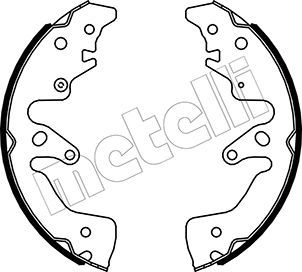 METELLI Комплект тормозных колодок 53-0516