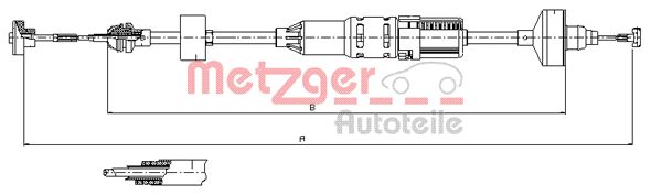 METZGER sankabos trosas 10.3443