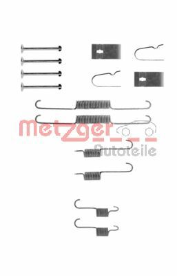 METZGER priedų komplektas, stabdžių trinkelės 105-0782